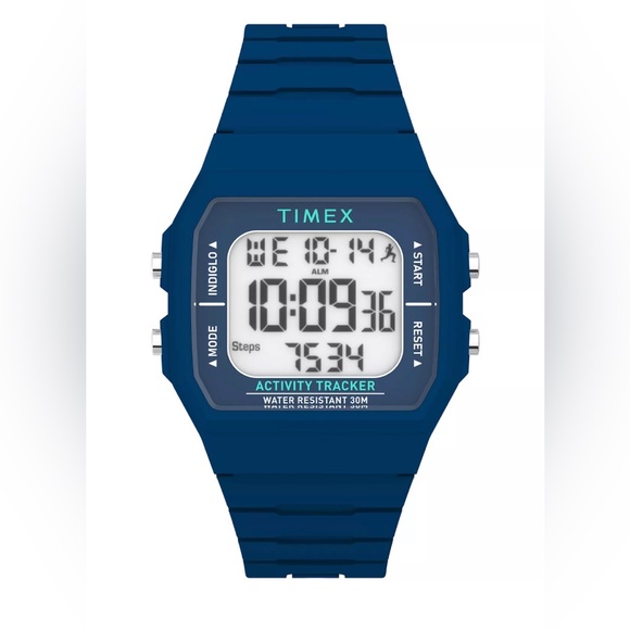 Timex Other - NWT Timex Unisex Digital Ironman Classic Silicone Blue Watch 40mm